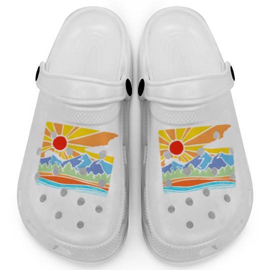 Acadia National Park Artistic Nature & Mountains Clogs