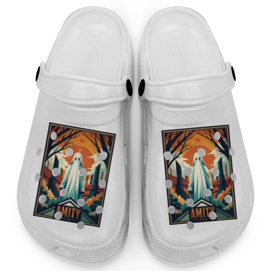 Silent Spirit Forest Scene Amity  Clogs