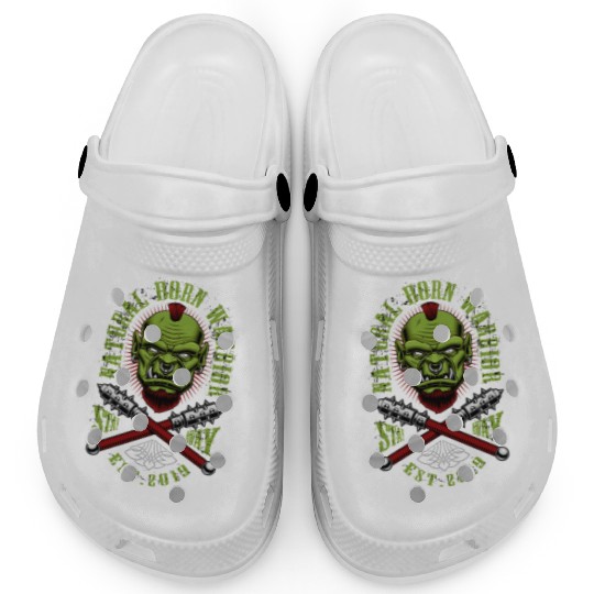 Gothic Ogre Tattoo Style Warrior Clogs