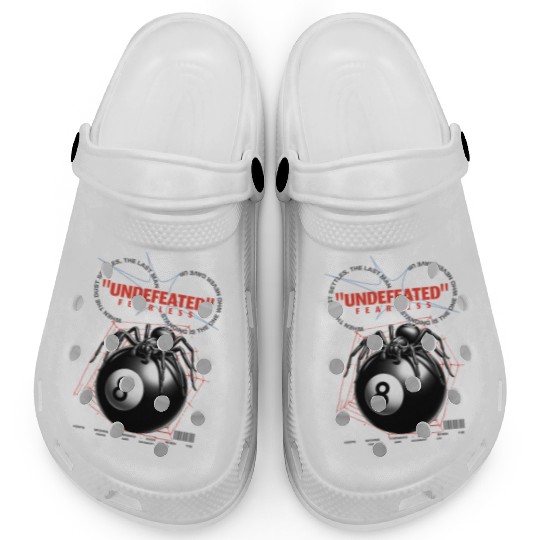 Spider and Eight Ball Fitness Design Clogs