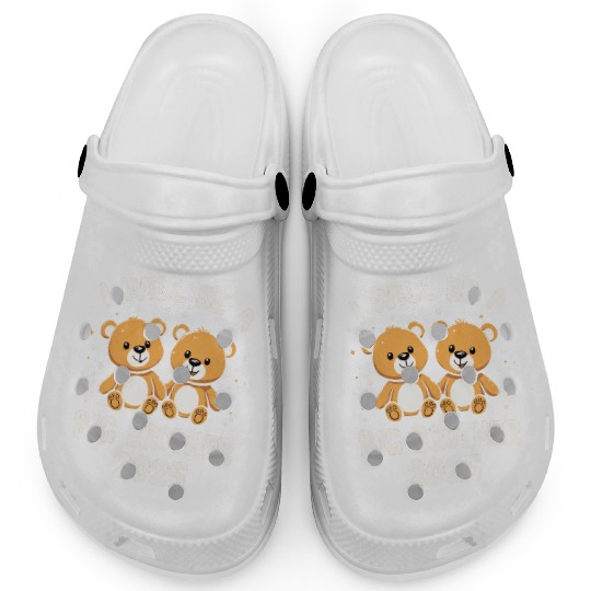 Teddy Bear Big Bro 2025 Clogs | Pregnancy Announceme