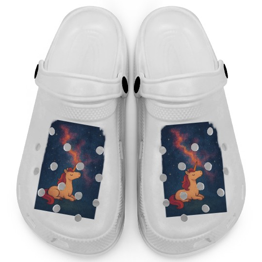 Celestial Unicorn Dreamscape Clogs