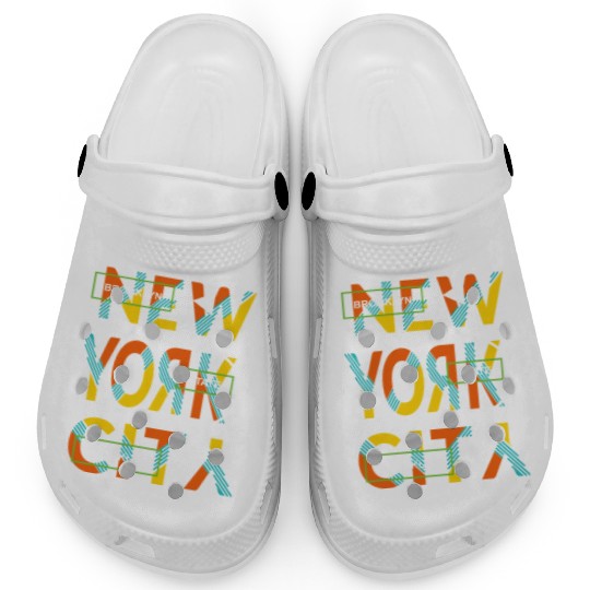 Urban Brooklyn State Love New york city Clogs
