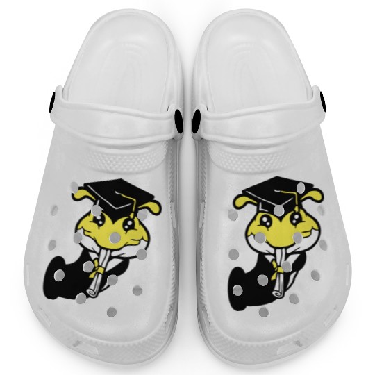Caterpillar hole school graduation passed College Clogs