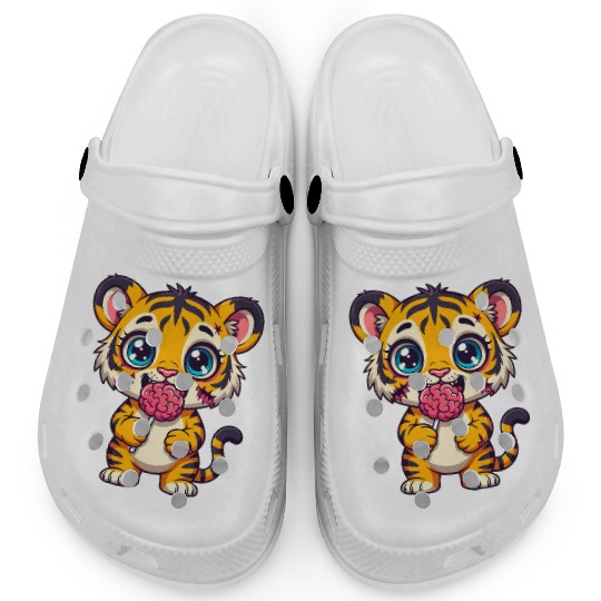 Cute Zombie Tiger Cub Clogs