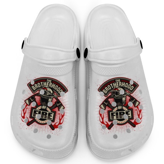 Brotherhood of Fire Firefighter Emblem Clogs