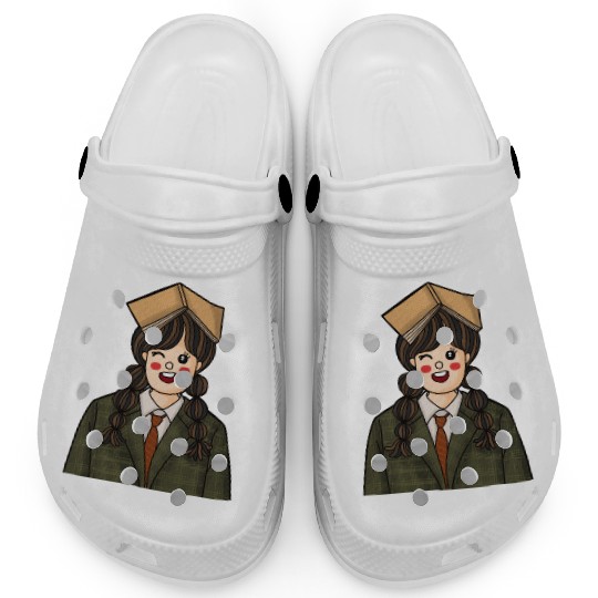 Whimsical Bookish Graduation Design Clogs