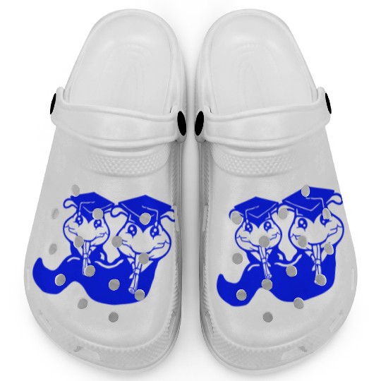 2 Caterpillar school graduation passed two College Clogs