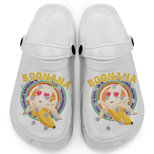 Banana Boonana Cartoon Design Clogs