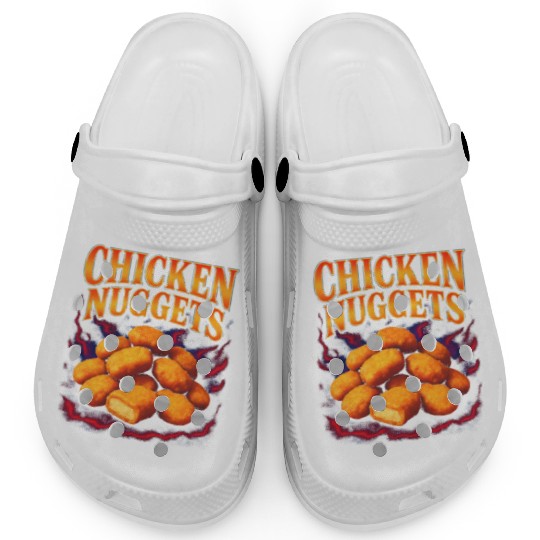 Chicken Nuggets Favorite Food Weird 90s Nuggets Clogs