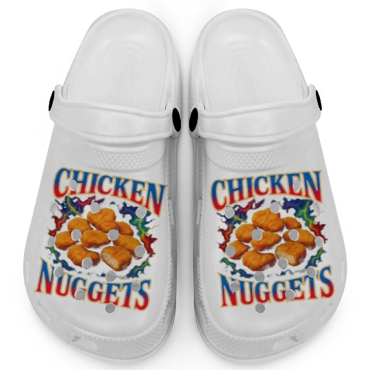Chicken Nuggets Favorite Food Weird 90s Nuggets Clogs