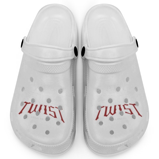 Plot Twist Rugged Crowned Skull Design Clogs