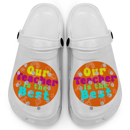 Colorful Teacher Appreciation Circular Clogs
