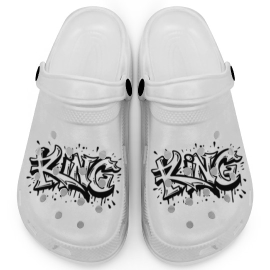 Graffiti KING Street Art Clogs