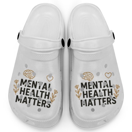 Mental Health Matters | Positive Mindset Graphic T Clogs