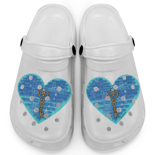 Girlhood in light blue Clogs