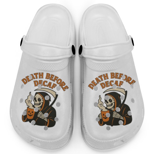 Funeral Halloween Tribute Clogs