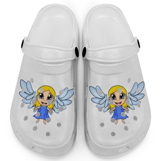Cute Angel Girl Clogs