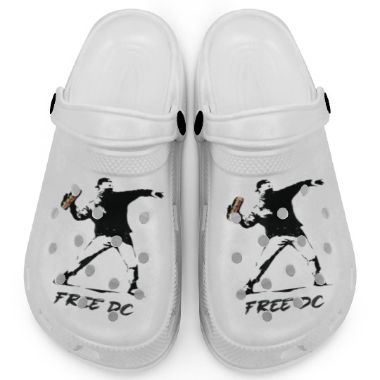 Free DC Sandwich Guy Banksy Style Street Art Clogs