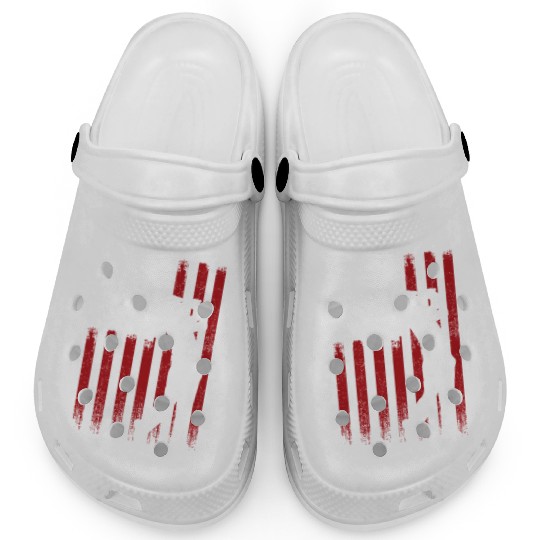 American Flag Golf USA Flag Clogs