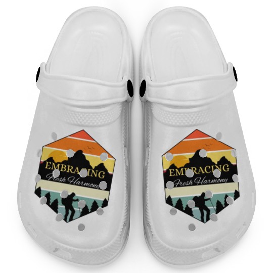 Embracing Fresh Harmony | Mountain Ski Adventure Clogs