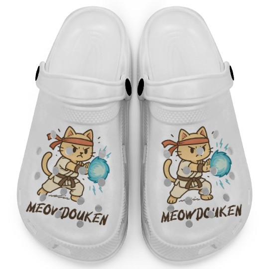 Meowdouken Street Fighter Clogs