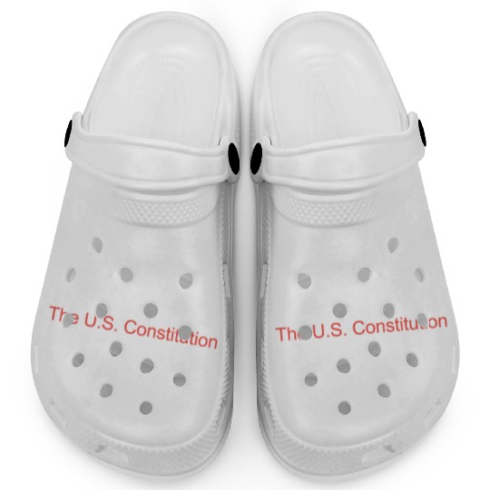 RIP US Constitution Front Clogs