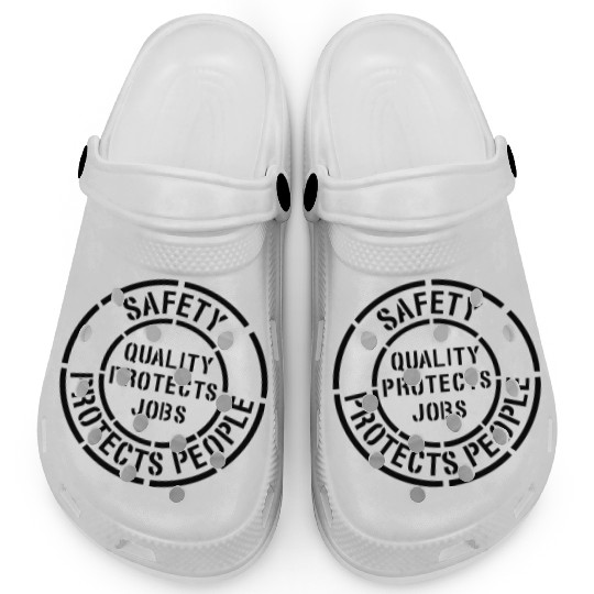 Safety Protects People Clogs