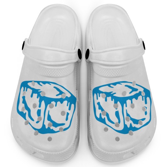 Ice Cube Design Clogs