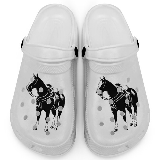standing horse western Clogs
