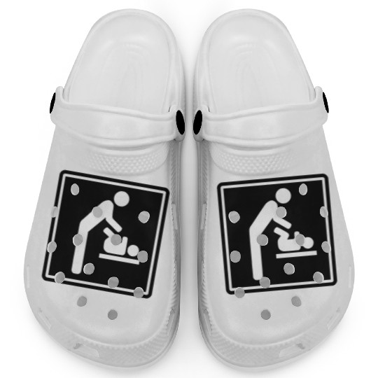 Game Over New Baby for Parent Dad Clogs