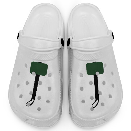 Thor Hammer Silhouette Clogs