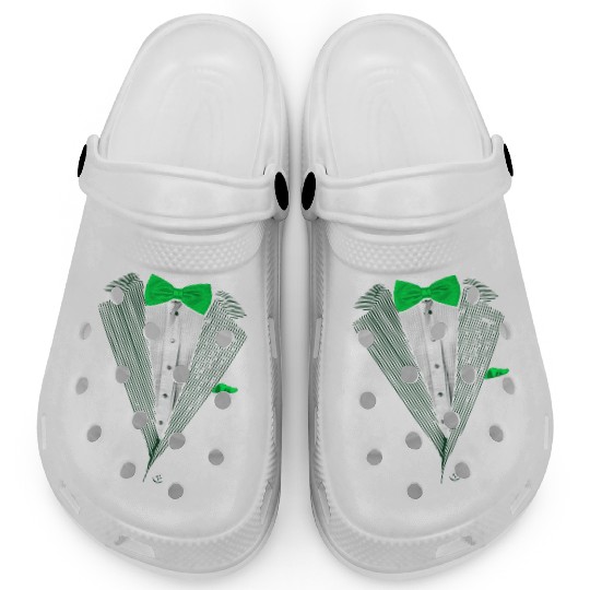 St.Patrick's Day Green Tuxedo Costume Clogs