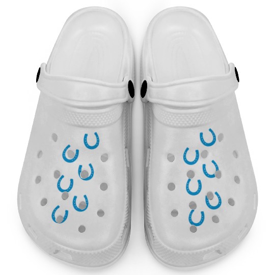 Horseshoe pattern Clogs