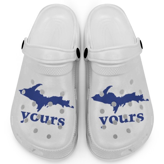 Up Your Vector Funny Upper Peninsula Clogs