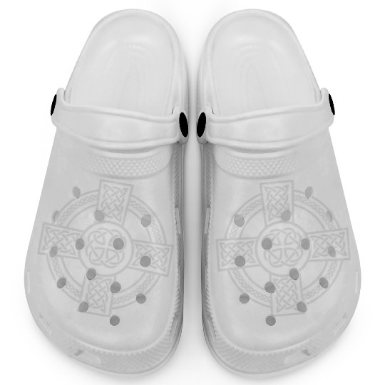 Celtic Cross Ireland Intricate Knotwork Design Clogs