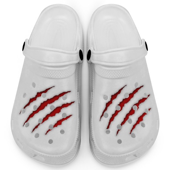 Monster / Dino scratches (illusion) Superhero Clogs