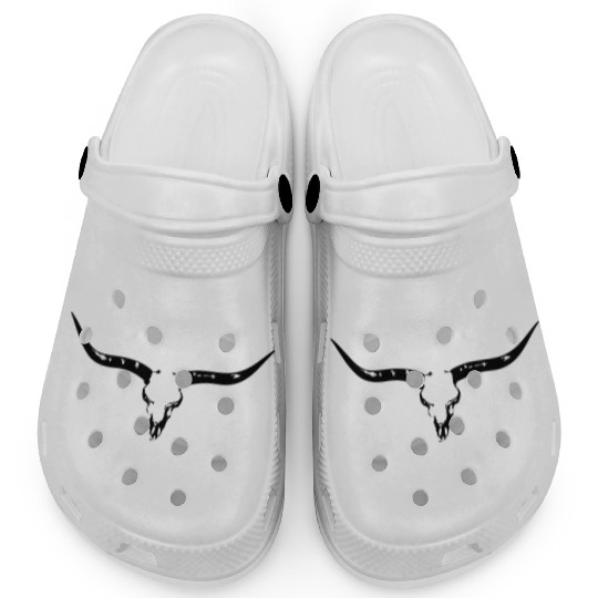 Buffalo Skull Clogs
