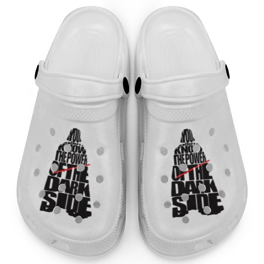 Cool Star Wars Darth Vader typography Clogs