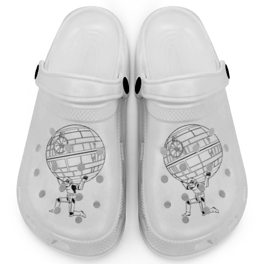 Funny Star Wars Stormtrooper art Clogs