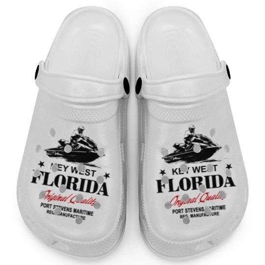 Jet Ski - Key West - Florida Clogs