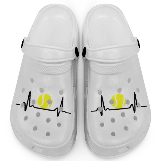 Tennis ECG, Heartbeat & Tennis Ball Clogs