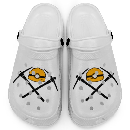 helmet safety protection lamp light black 2 cross Clogs