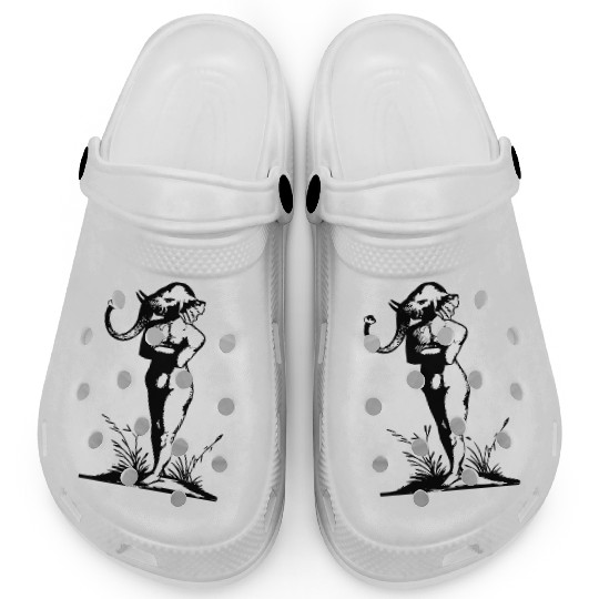 Naked Elephant Person Clogs