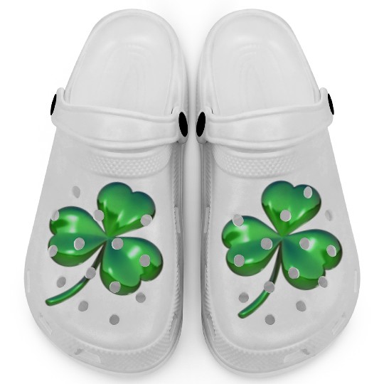 3D Shamrock Clogs