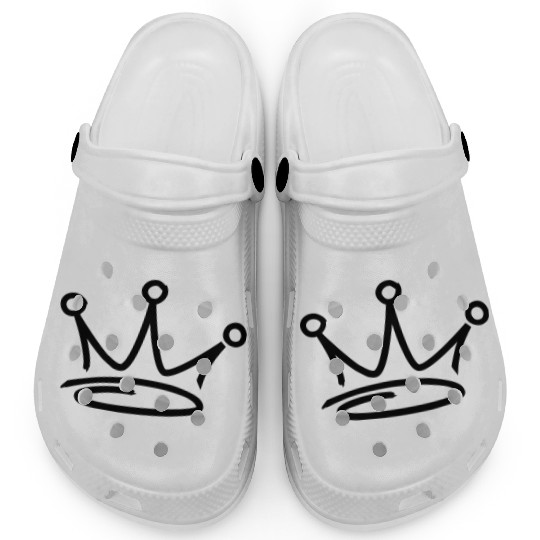 crown graffiti Clogs