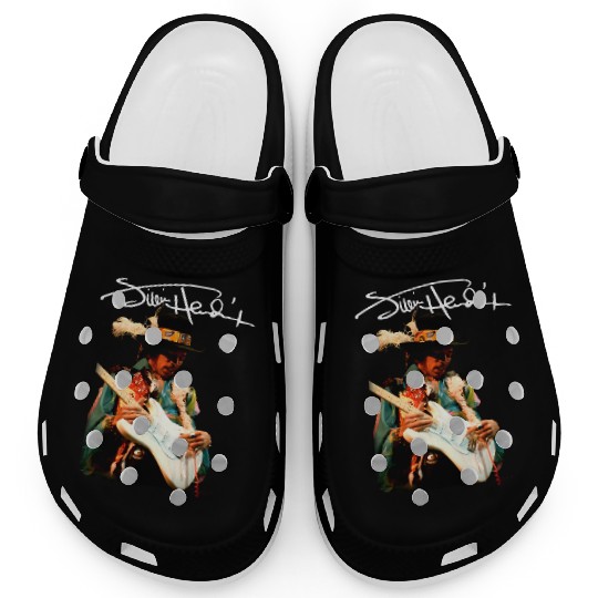 Jimi Hendrix Clogs, Jimi Hendrix Retro Vintage Clogs