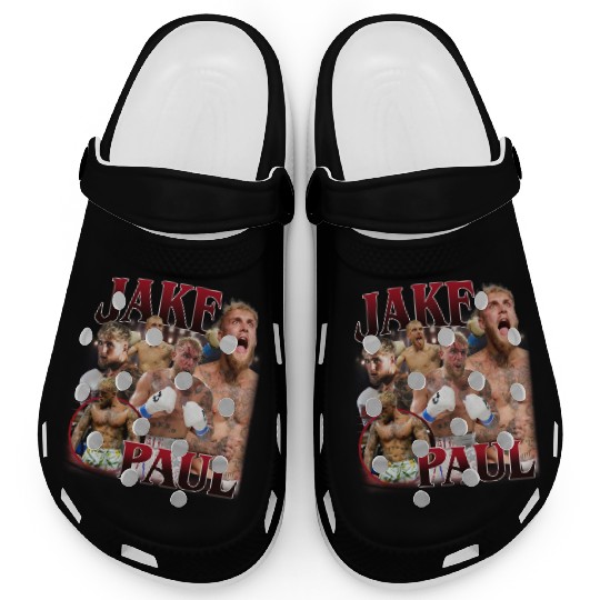 Jake Paul Clogs Vintage 90s Design Retro Bootleg Gift Fans Clogs Movie Series Characters Clogs Homage Classic Graphic Clogs