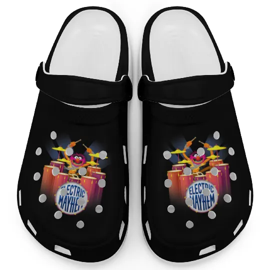 Disney The Muppets Electric Mayhem Animal Drummer Portrait Clogs