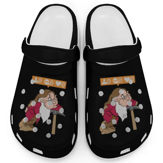 Disney Snow White The Seven Dwarfs Grumpy Doesn'T Like Clogs
